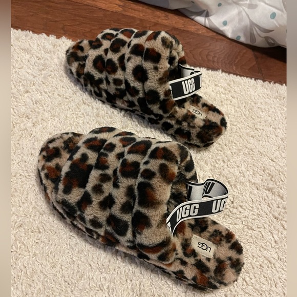 UGG Shoes - UGG Fluff Yeah in Leopard Print